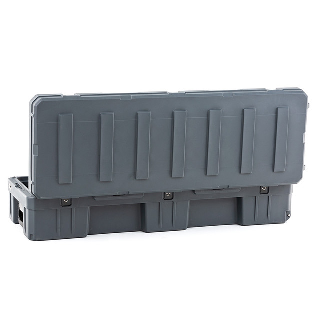 Renegade Industrial 128L Low Profile LLDPE Grey Tuff Box