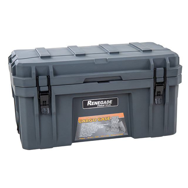 Renegade Industrial 52L Small LLDPE Grey Tuff Box - TUFF680V3