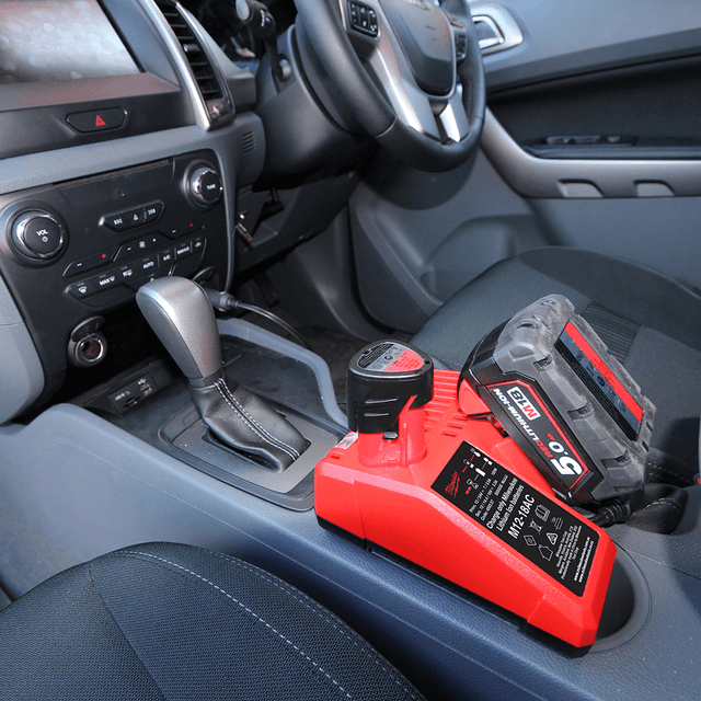 Milwaukee battery charger for car deals