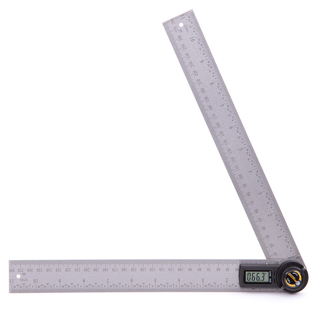 Renegade Industrial 300mm (12) Stainless Steel Digital Angle Finder Ruler  - RIDAR300