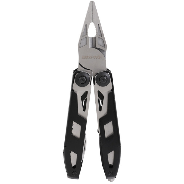 SWISS+TECH ST021003 23-in-1 Multi-Pliers, Stainless Steel, Black  Stone-Washed (Single Pack)