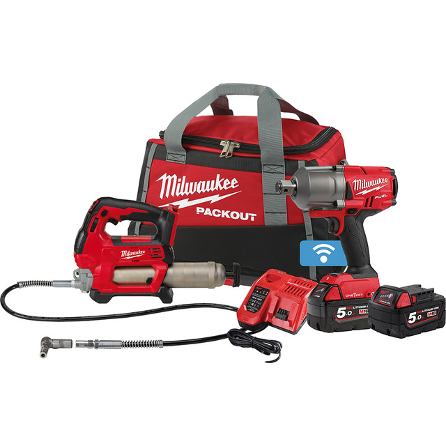 Pack 2 outils 18V (2x5,5 Ah) M18 FID2 + M18FPD2 en packout - MILWAUKEE
