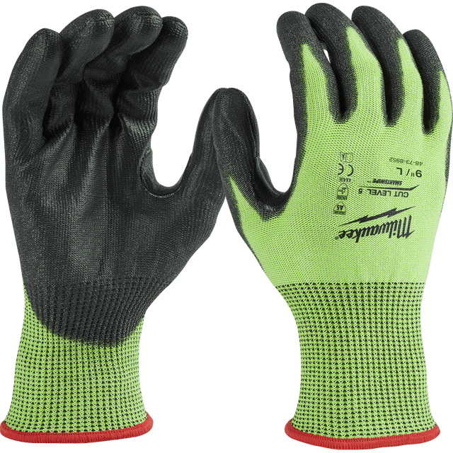 Milwaukee Cut Level 9 High Dexterity Nitrile Dipped Gloves Large