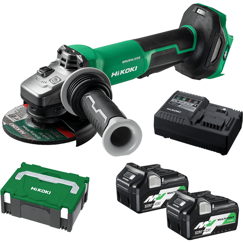 HiKOKI 36V 5.0Ah/2.5Ah MultiVolt 125mm (5