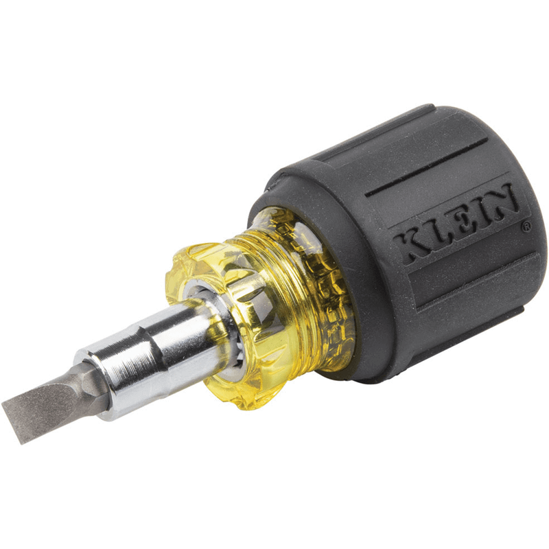Klein Tools 6-in-1 Multi-Bit Screwdriver / Nut Driver with Assorted ...