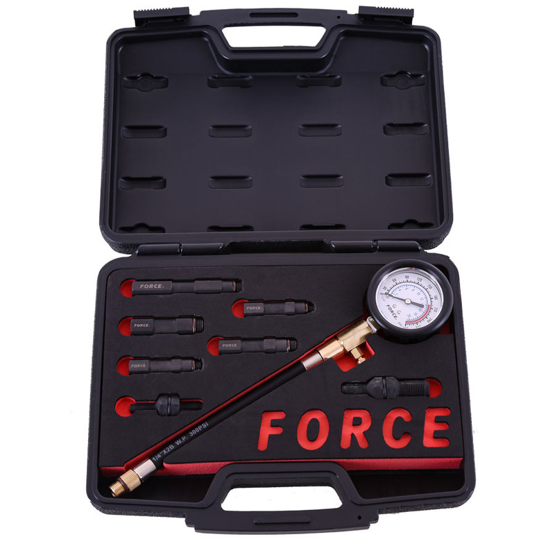 Force Petrol Compression Tester Set - 909G1 | TradeTools