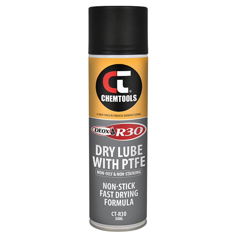 Chemtools Chemtools DEOX R30 Dry Lube With PTFE 300g Aerosol Can - CT-R30-300 ...