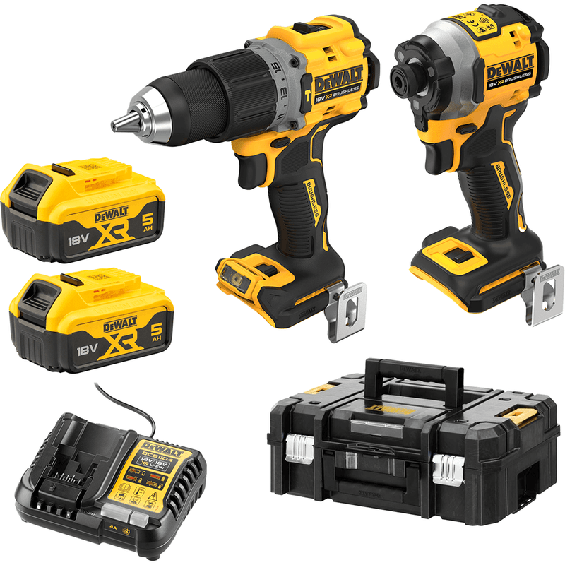 DeWALT 18V XR Brushless Cordless Compact Piece Combo Kit