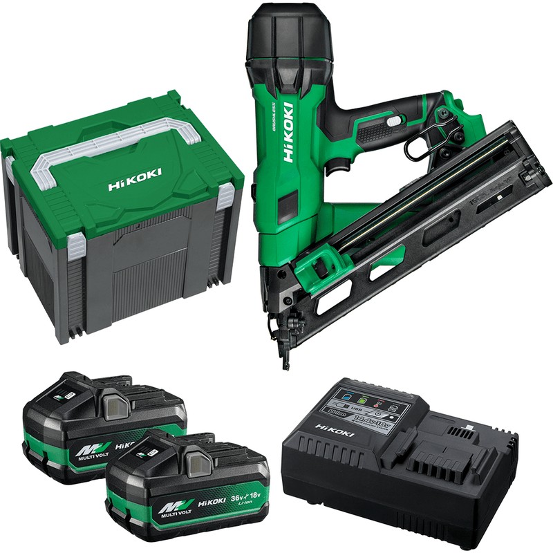 HiKOKI 18V 5.0Ah MultiVolt 32-64mm Brushless Cordless DA Brad
