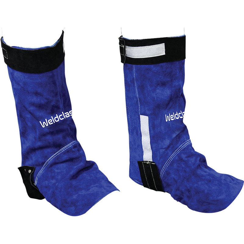 Weld Class Weldclass PROMAX BLUE Hook & Loop Fastening Premium Cowhide Leather ...
