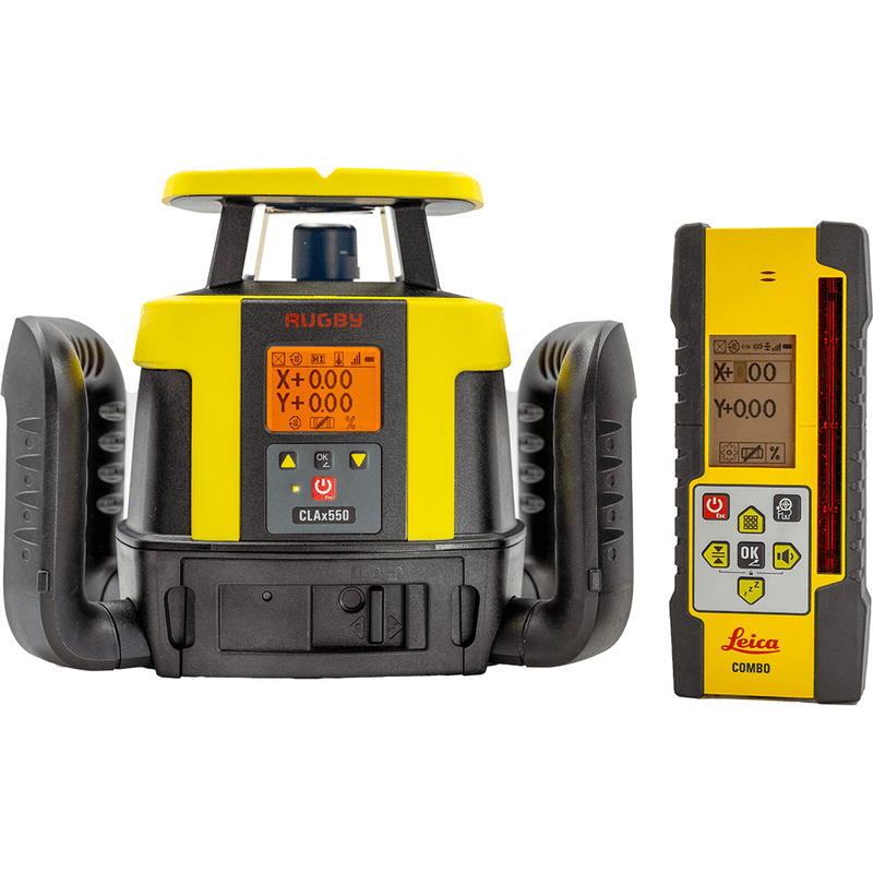 Leica Rugby CLAx 550 Hz/Vt Dial-In Dual Grade Rotary Laser Level