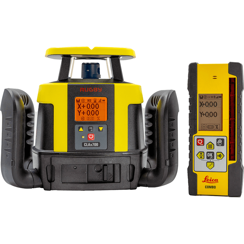 Leica Rugby CLAx 700 Hz/Vt Dial-In Dual Grade Rotary Laser Level