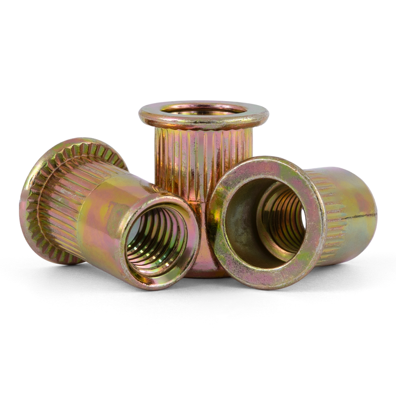 M8 Rivet Threaded Inserts Renegade Industrial M8 Carbon Steel Rivet Nut Inserts - 25 Pack ...