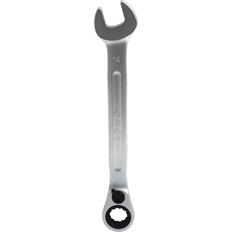 Force 14mm x 190mm Metric Reversible Ratchet Spanner - 75714R | TradeTools