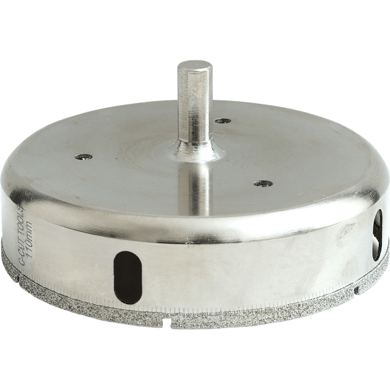 C-Cut Tools 110mm Diamond Coated Drill Bit Hole Saw - DCHS110S | TradeTools