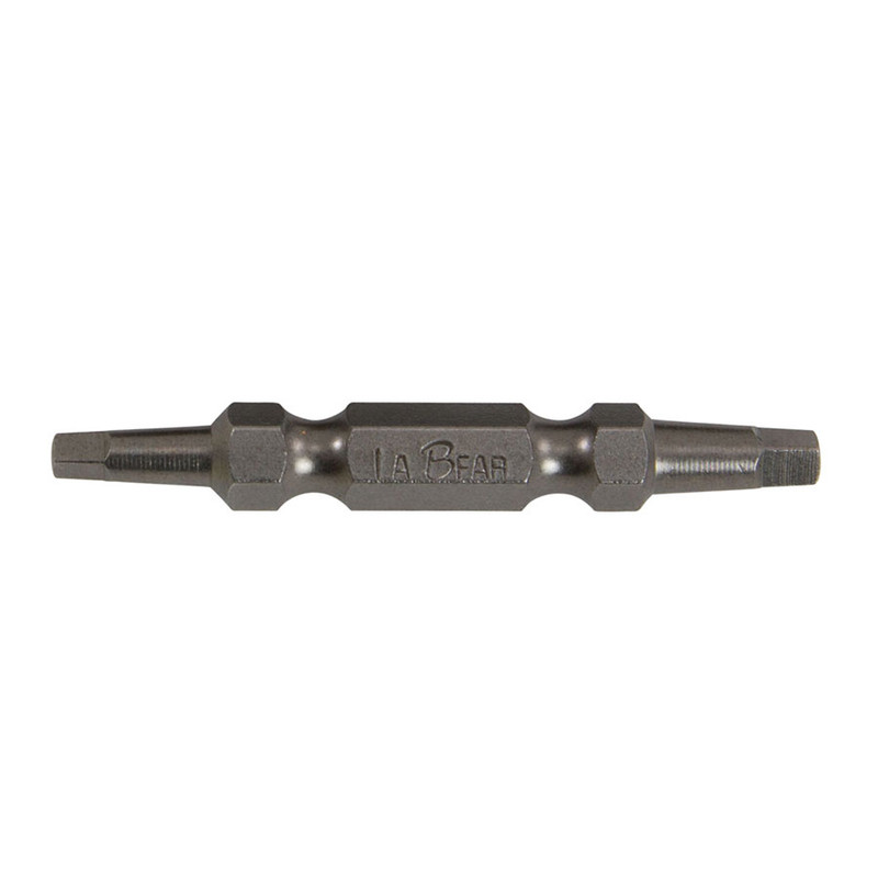 Labear R1 X 50mm LaBear R1/R2 x 50mm Double End Robertson Power Bit - R1R250 | TradeTools