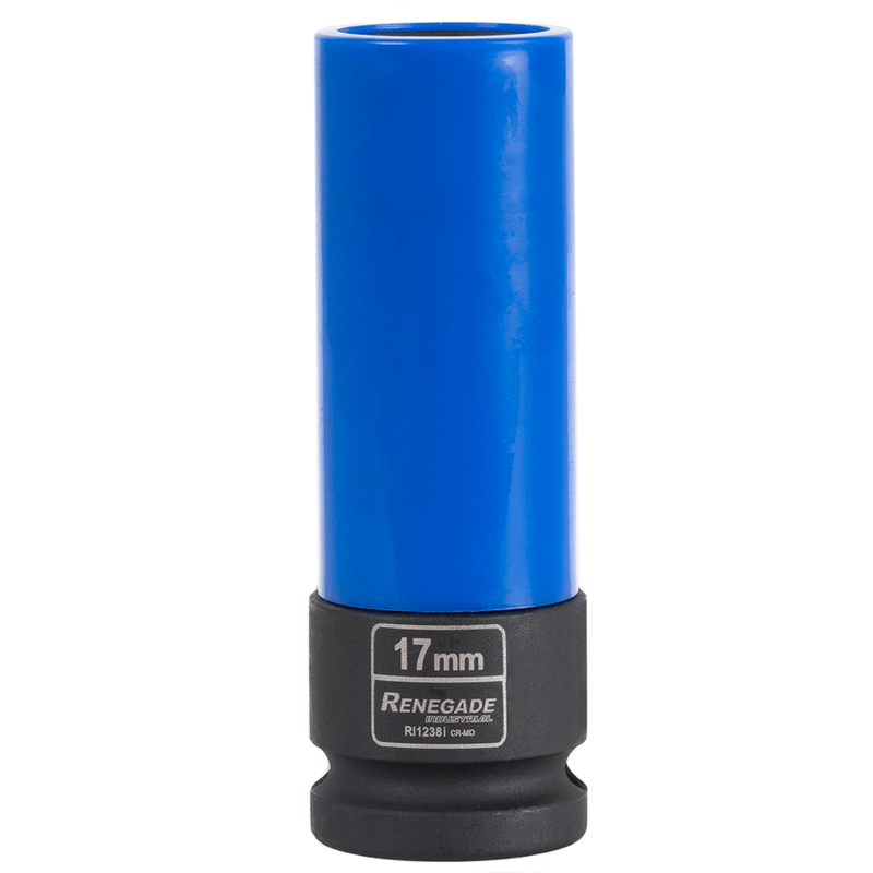 Renegade Industrial 17mm Wheel Nut Impact Rated Mag Wheel Socket ...