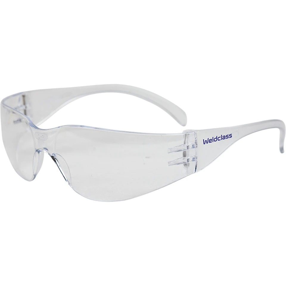 Weldclass ACE Safety Glasses, Clear Lens