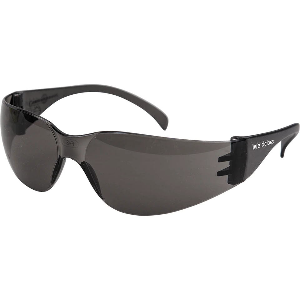Weldclass ACE Safety Glasses, Smoke Tinted Lens
