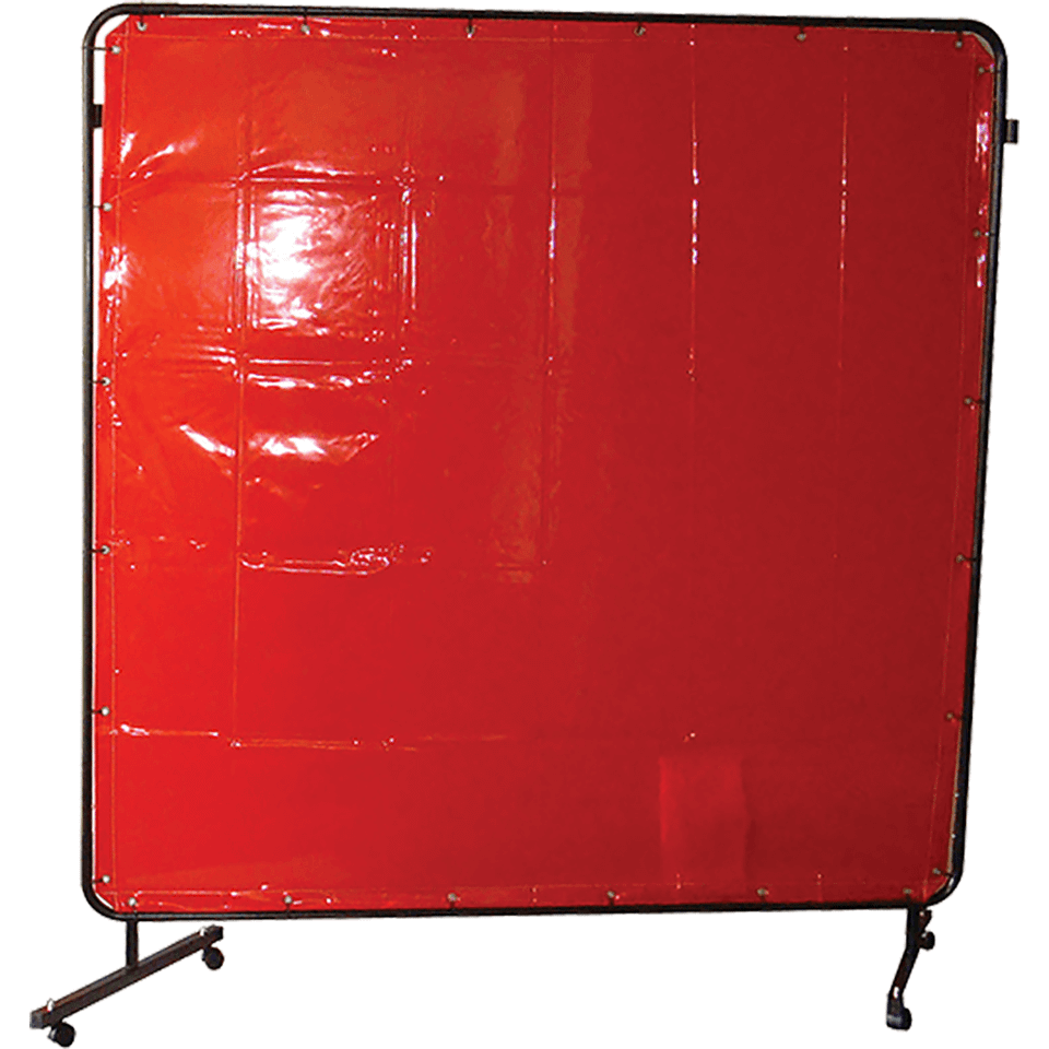 Weldclass Welding Curtain Frame Kit 1.8 x 1.8m Red, Standard Mobile Welding Screen