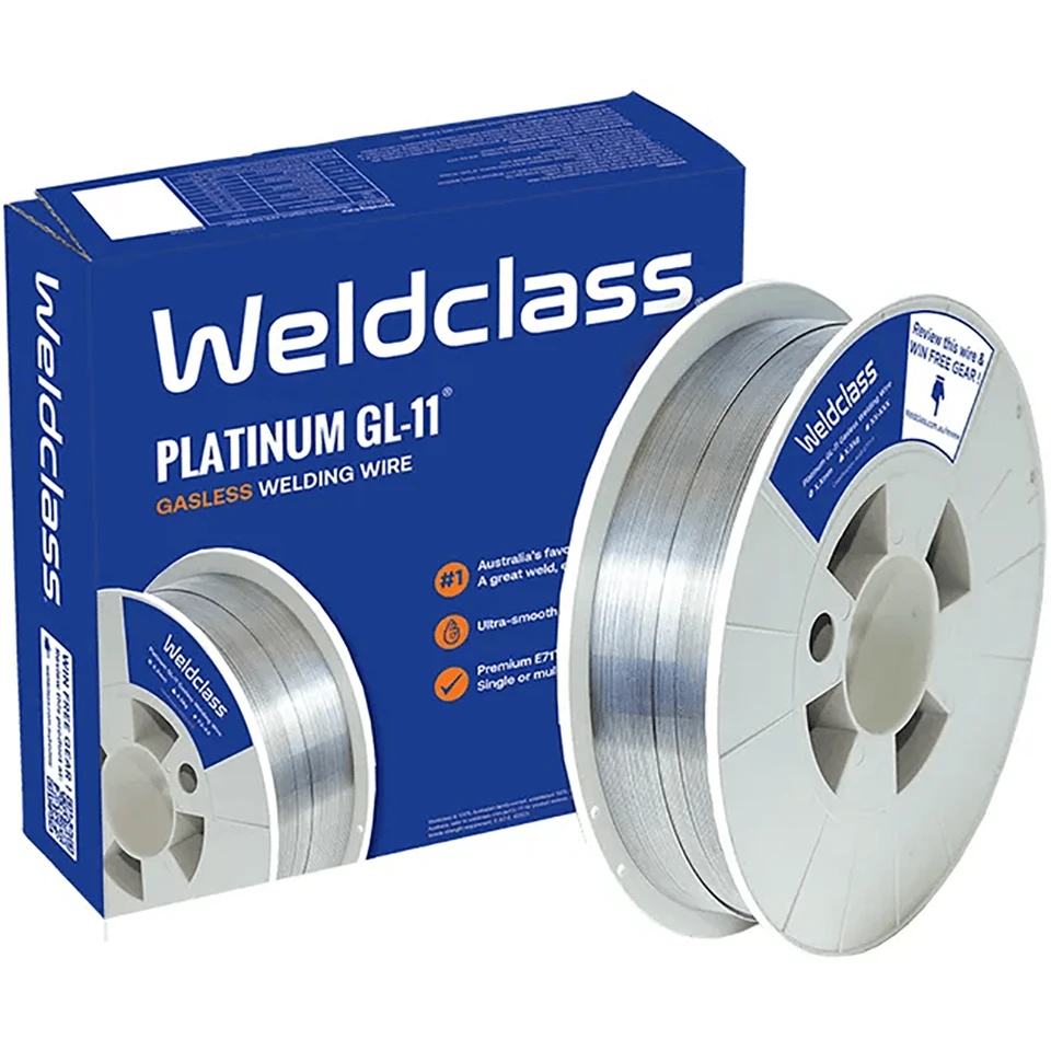 Weldclass PLATINUM GL-11 Gasless MIG Wire 1.2mm 4.5kg, E71T-11 Flux Cored