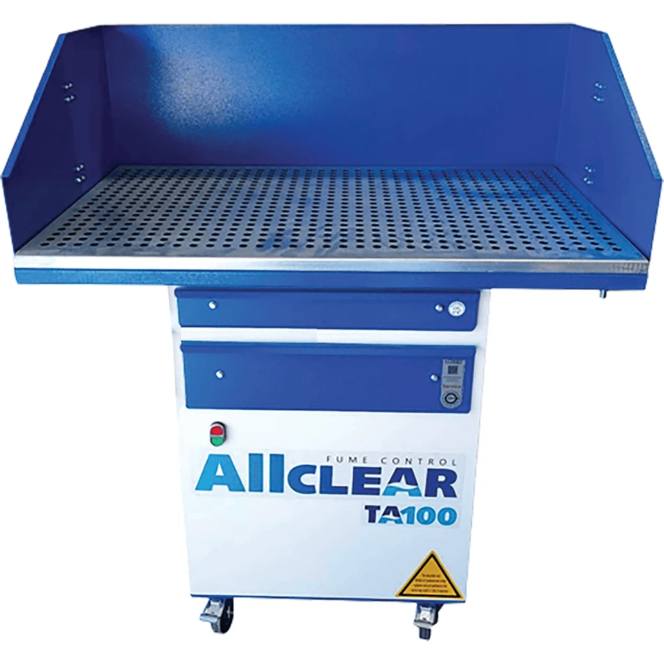 Weldclass ALLCLEAR TA100 Downdraft Grinding & Welding Table with Fume Extraction, 230V