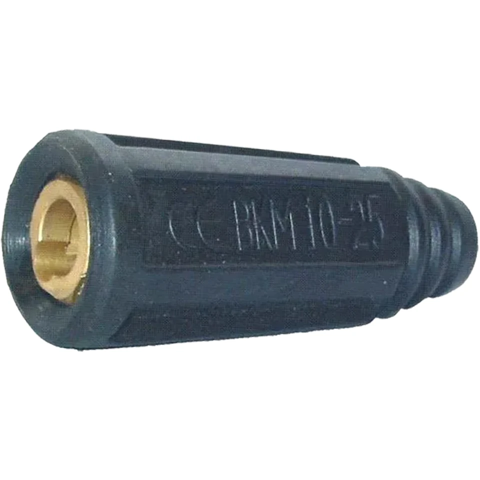 Weldclass Dinse 35-50 Welding Cable Connector, Female Cable Socket (13mm Pin, Large)