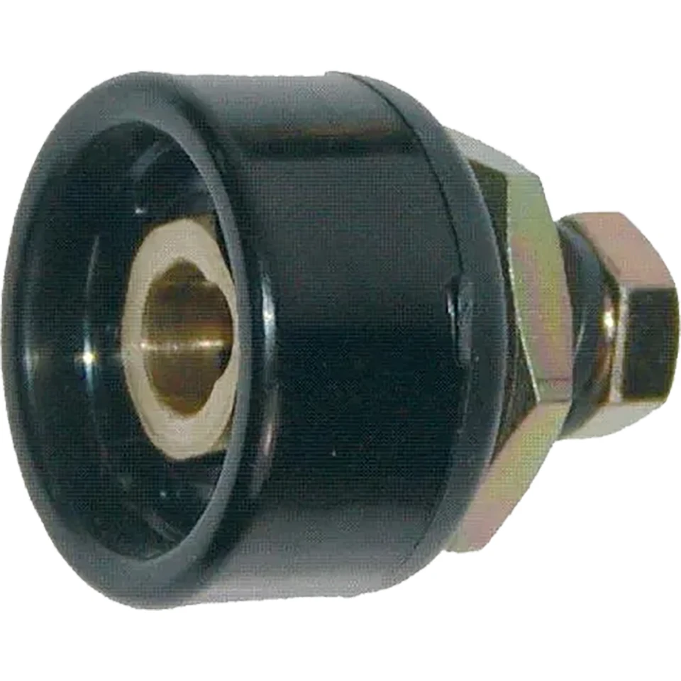 Weldclass Dinse 35-50 Welding Cable Connector, Panel-Mount Female Socket (13mm Pin, Large)