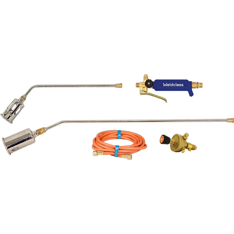 Weldclass PLATINUM LT40 LPG Burner Torch Combo Kit 600/1000mm with Regulator & 5m Hose