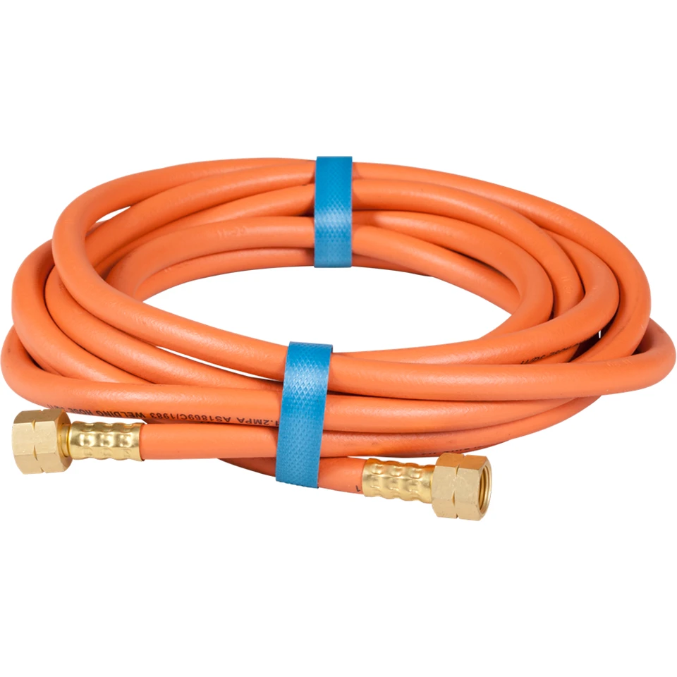 Weldclass Single LPG Hose 10m, 5/8 UNF LH Fittings, Suits LPG Burner Torches