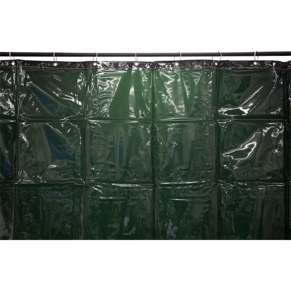 Weldclass Welding Curtain 1.8 x 3.4m Green, Fire Retardant Welding Screen