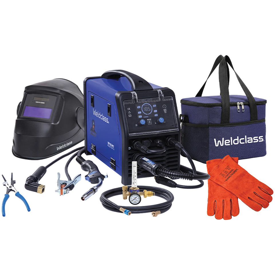 Weldclass FURY 185 MPST Pulse MIG/Stick/TIG Welder 185A, 10A Plug, Value Kit — image 2