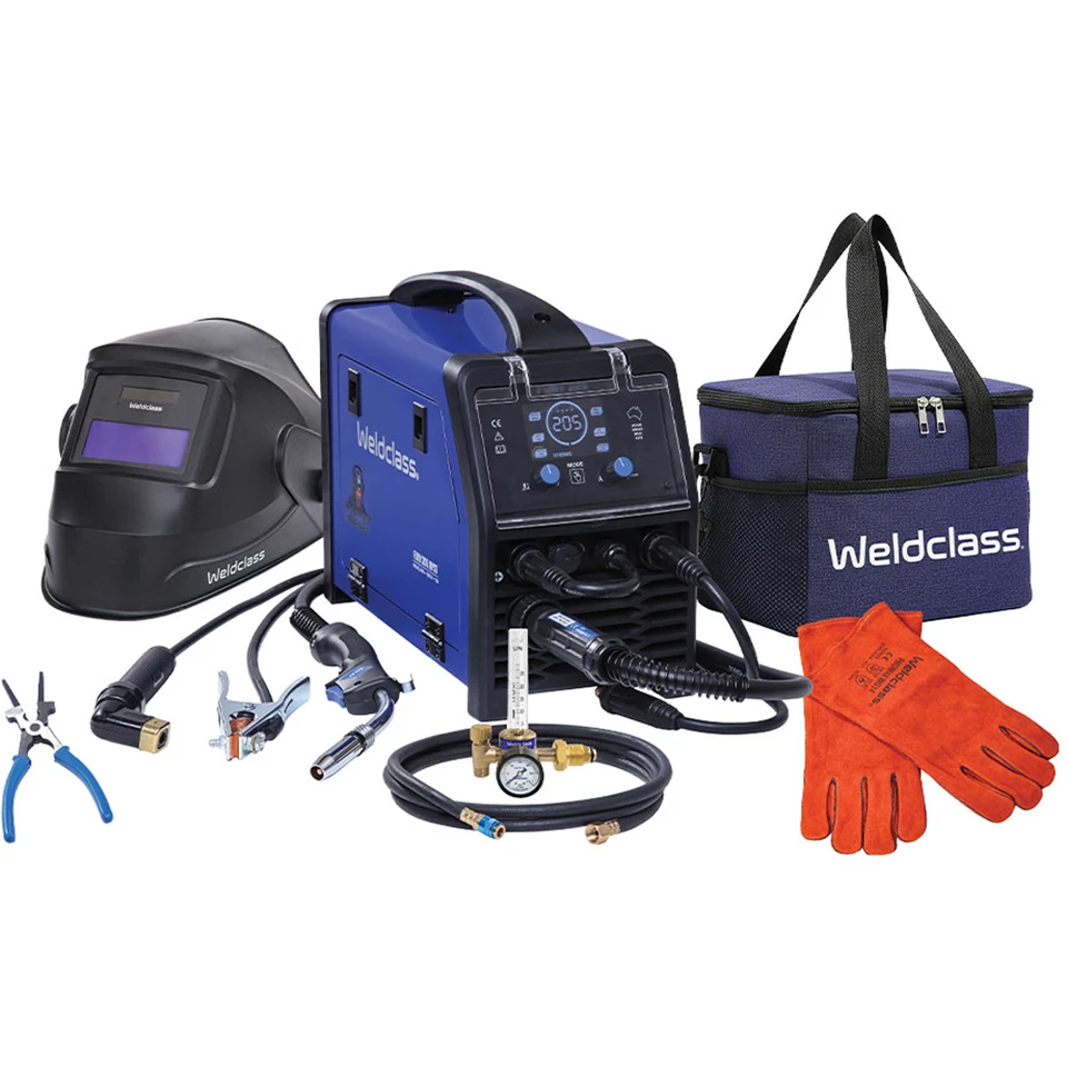 Weldclass FURY 205 MPST Pulse MIG/Stick/TIG Welder 205A, 10A Plug, Value Kit — image 2