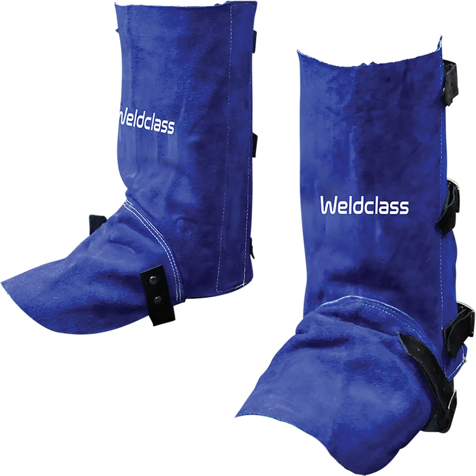 Weldclass PROMAX SPB Leather Welding Spats, Buckle Closure (Pair)