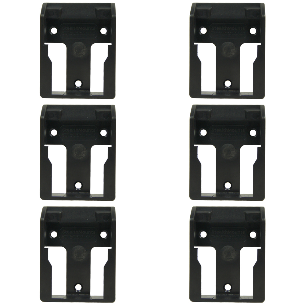 Battery mounts StealthMounts 18V / 20V Stanely, Black+Decker