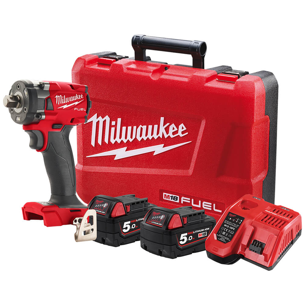 Milwaukee 18V FUEL GEN 4 1/4 Hex Impact Driver 5.0ah Set M18FID3502C