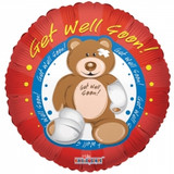 Get Well Bear Balloon