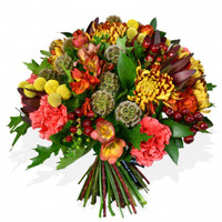 autumn flowers bouquet