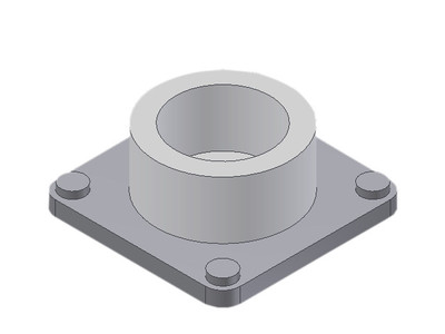 Danfoss 027L2554 Flange set, Flange, 54 mm, Soldering