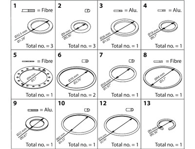 Danfoss 027H4014 Inspection kit, Inspection kit