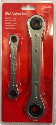 Danfoss 148B6573 Generic accessories, Hand tools 7/8/10/14 mm, SVA 15-20; SVA 50-65; SVA 80-100; SVA 25-40