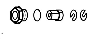 Danfoss 017-425666 Switches accessories, Gasket Set For Sensor Pocket