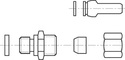 Danfoss 148H3446 Spare parts, discont. products, Magnet insert FIA 50, FIA 50