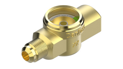 Danfoss 014-0022 SGI 10, Sight glass, Flare, 10.00 mm, Flare, 10.00 mm
