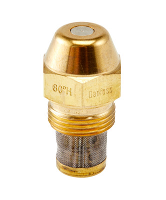 Danfoss 030F6140 Oil Nozzles, OD S, 2.75 gal/h, 10.48 kg/h, 60 °, Solid