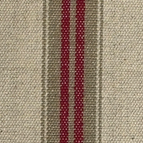 Funda IPAD/Tablet Loneta 100% algodón gruesa de rayas con aspecto de lino francés