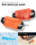 Spigen AquaShield Waterproof Waist Bag (2 Pack) for Life Waist Bag - Sunset Orange