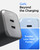 Spigen PE2203UJ GaN452 ArcStation Pro Dual Port 45W for Life Wall Charger - White