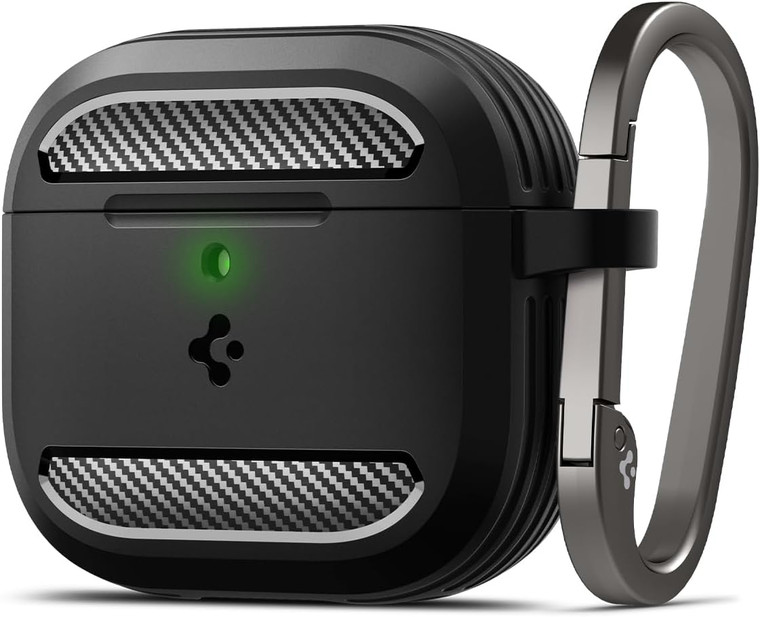 Spigen Rugged Armor for Apple AirPods 4 - Matte Black