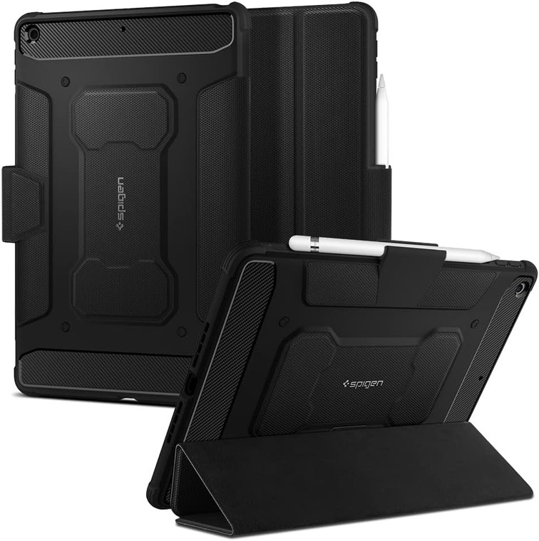 Spigen Rugged Armor Pro for Apple iPad 10.2" (2021-2020-2019) - Black